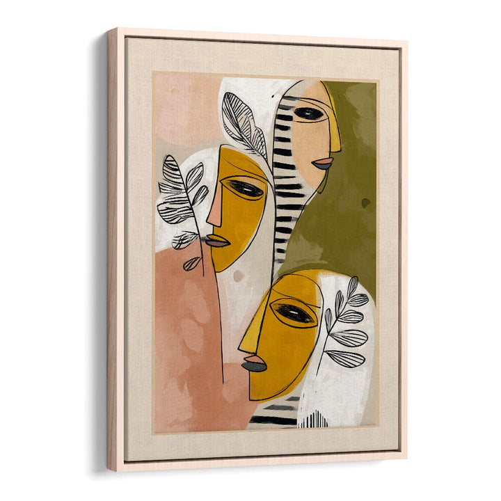 FACES OF THE GARDEN , ABSTRACT PAINTINGS