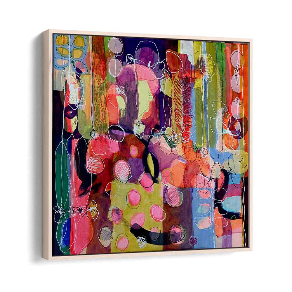 Vibrant FALLING, RISING II, ABSTRACT PAINTINGS showcasing a fusion of color and emotion for your art collection.