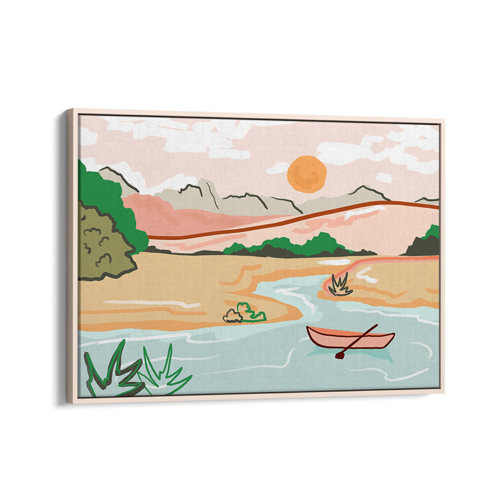 FLOATING THROUGH LIFE LIKE THIS , LANDSCAPE PAINTINGS