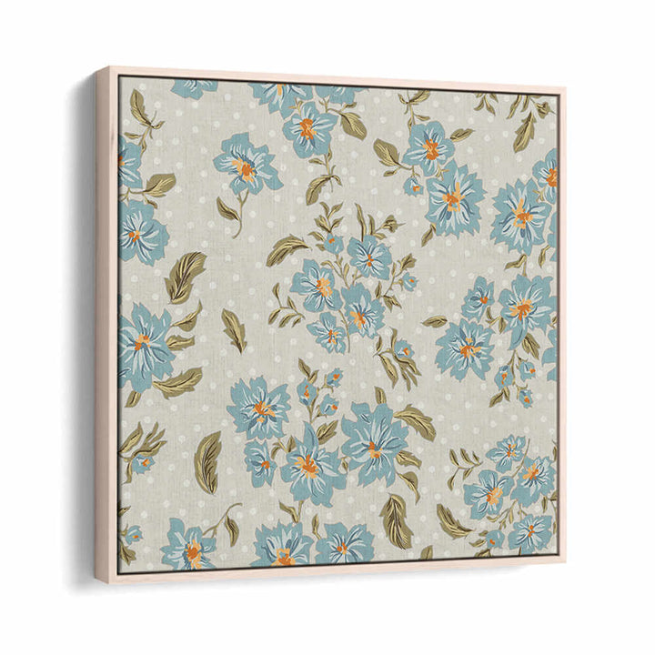 Elegant FLORAL HERITAGE VII, PATTERN ART PRINTS featuring a blend of contemporary and traditional floral designs.
