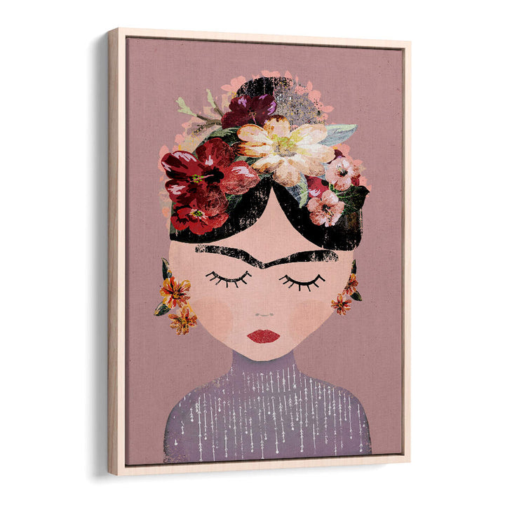 FLORAL SERENITY , PORTRAITS & FIGURATIVE ILLUSTRATIONS