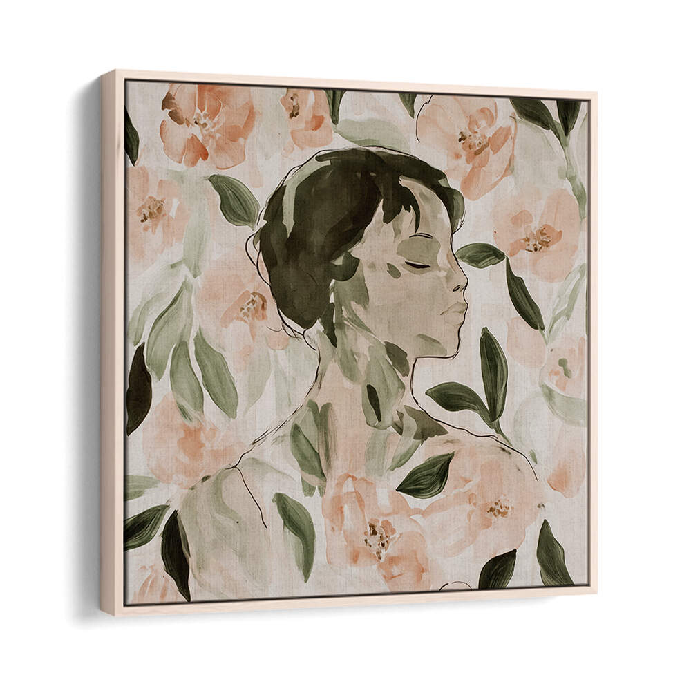 FLORAL SERENITY VI , PORTRAITS & FIGURATIVE ILLUSTRATIONS