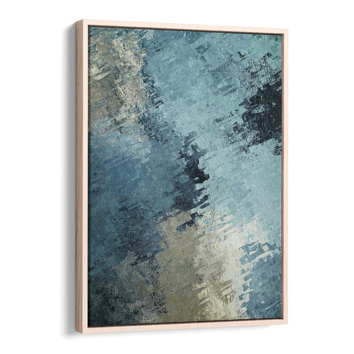 FRACTURED REFLECTION, ABSTRACT PAINTINGS showcases modern decor with intricate details and emotional depth.