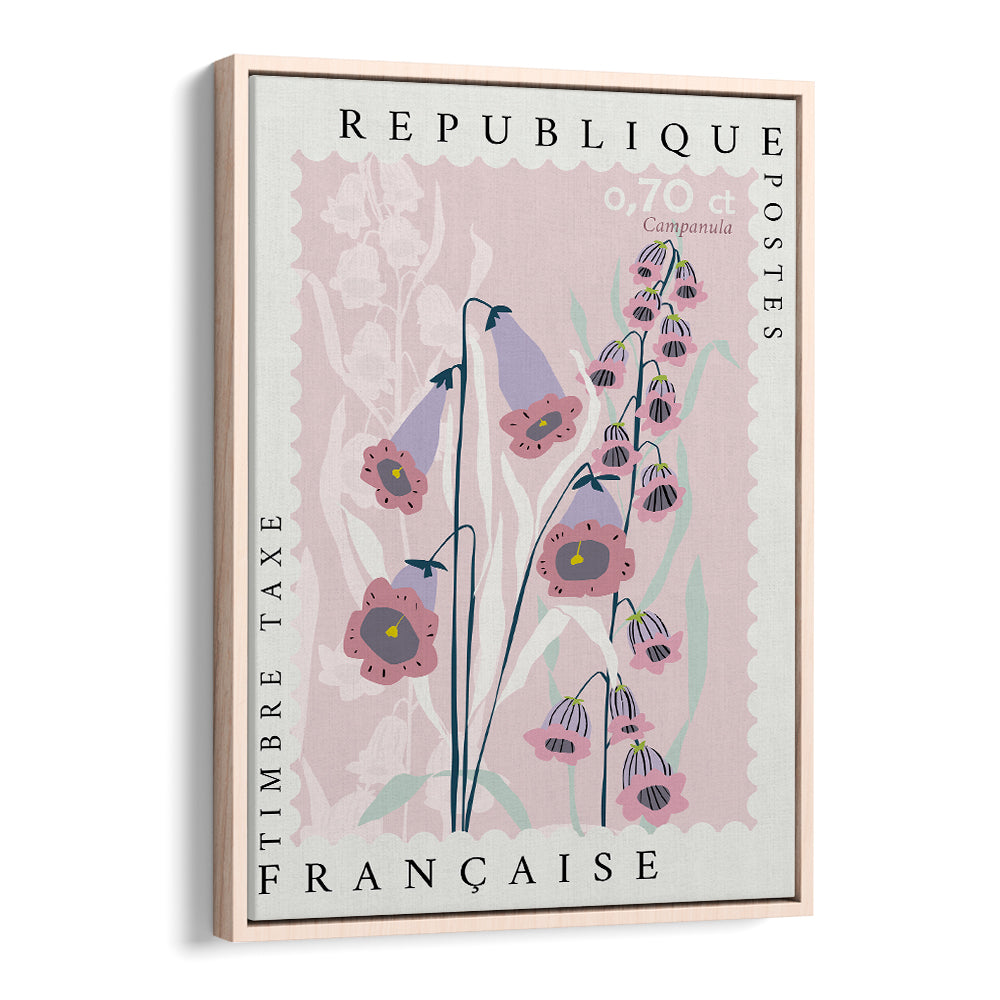 FRENCH FLORAL POSTAGE STAMP
