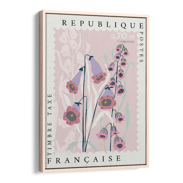 FRENCH FLORAL POSTAGE STAMP