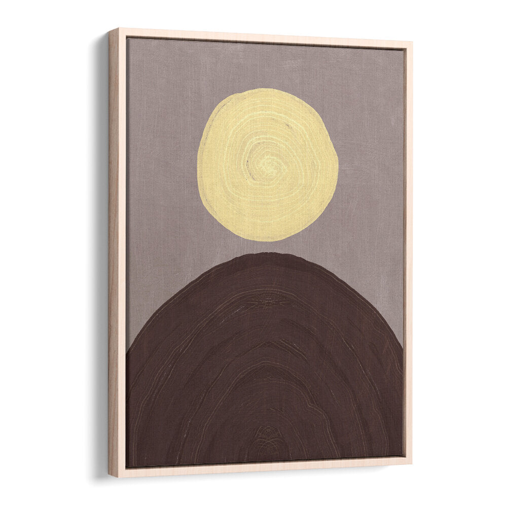 GEOMETRIC YELLOW SUN , ABSTRACT PAINTINGS