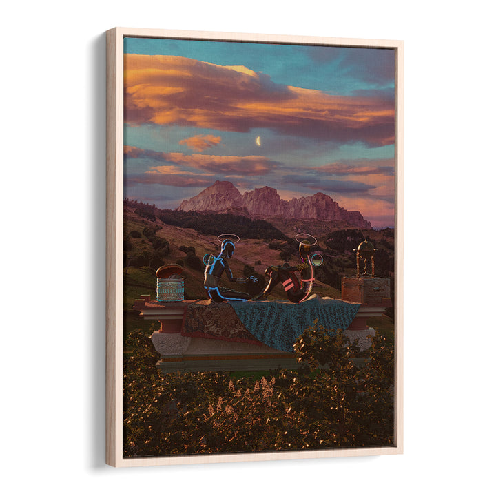 GLOWING FIGURES SUNSET DREAM