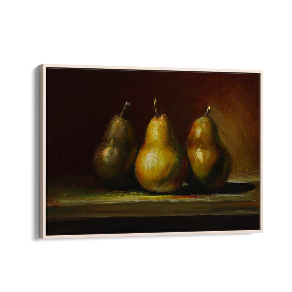 GLOWING STILL LIFE PEARS