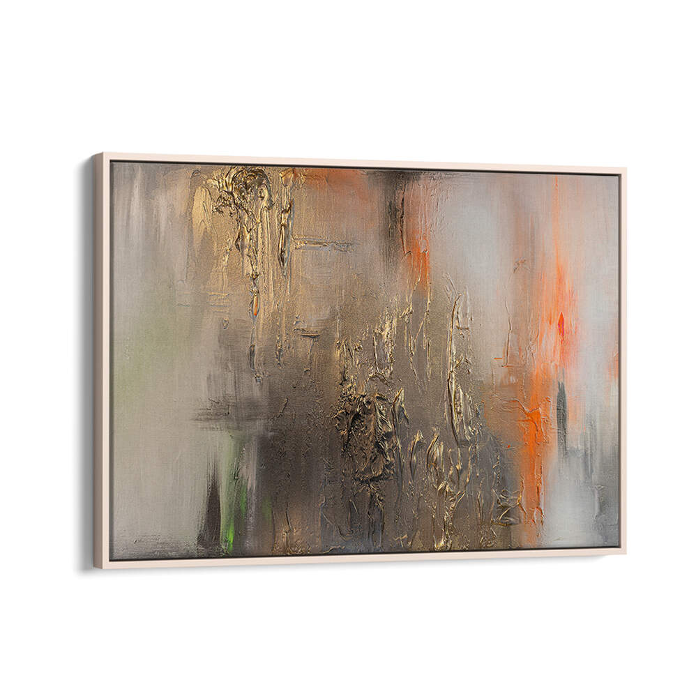 GOLD DESCENT , ABSTRACT PAINTINGS