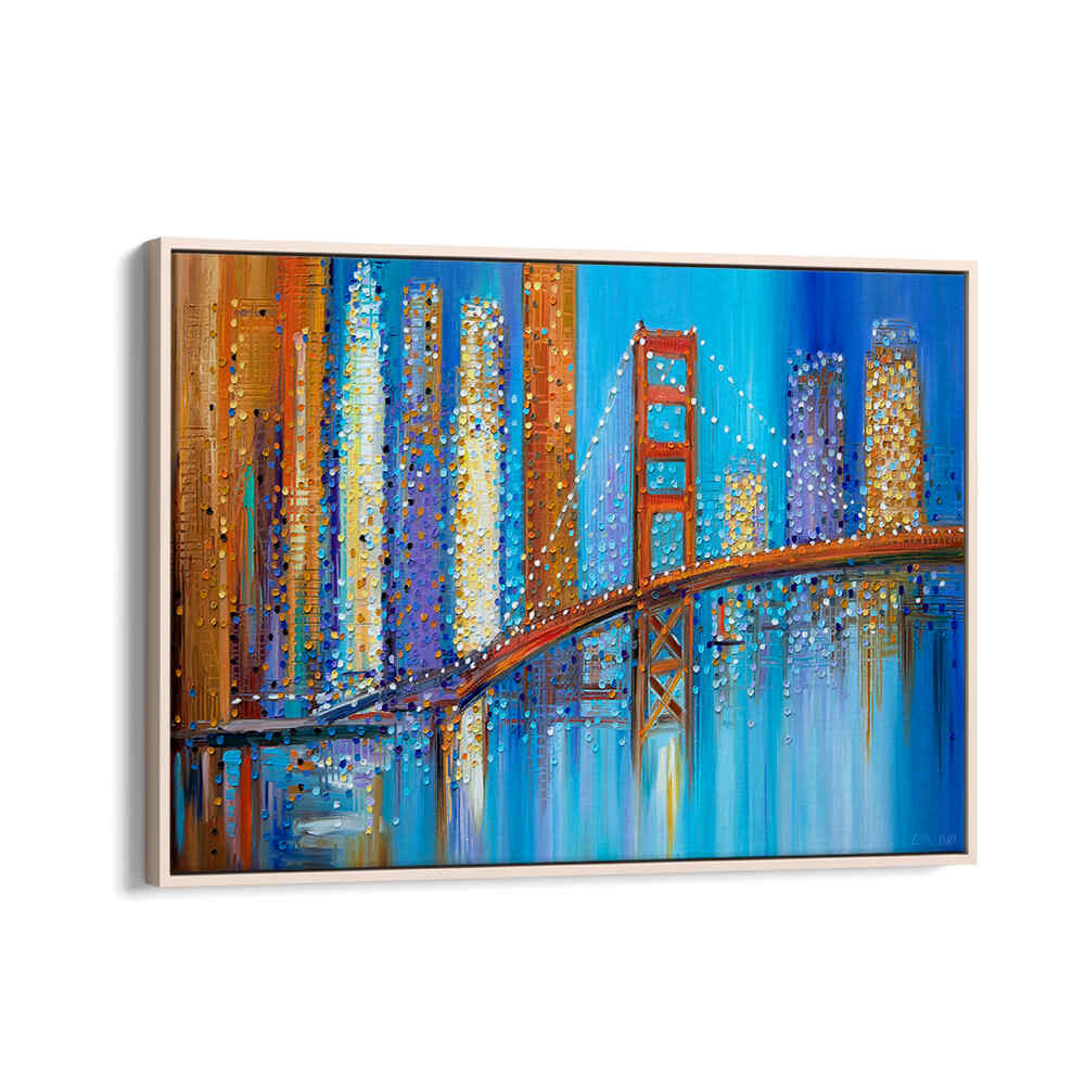 GOLDEN GATE BRIDGE , MODERN IMPRESSIONISM PAINTINGS