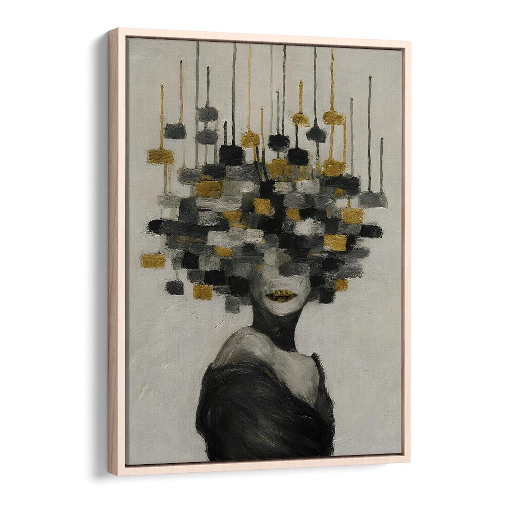 GOLDEN SILENCE , EXPRESSIONISM PAINTINGS