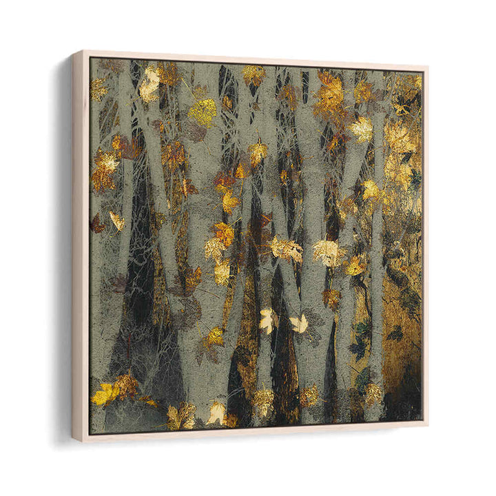 GOLD LEAF , FLORAL FLOWER PAINTINGS