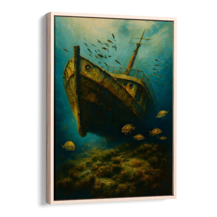 GRAVE OF THE LOST VESSEL , EXPRESSIONISM PAINTINGS