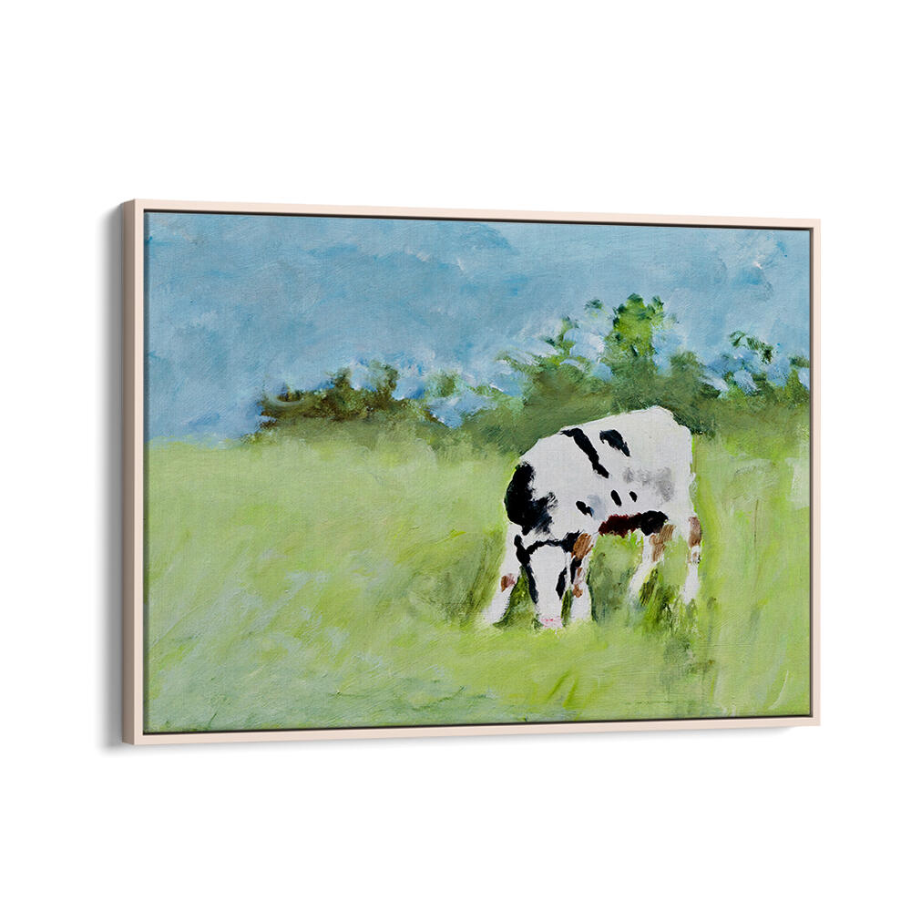 GRAZING , ANIMAL PAINTINGS