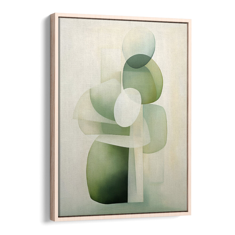 GREEN BEIGE GEO I , ORGANIC FORMS