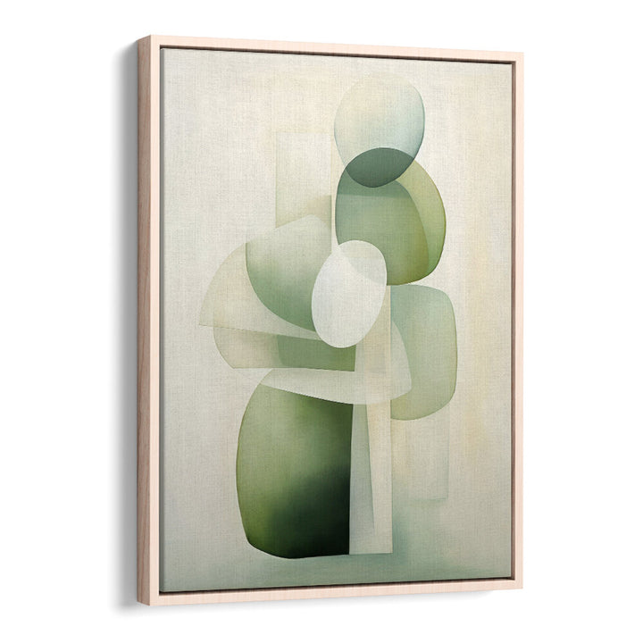 GREEN BEIGE GEO I , ORGANIC FORMS