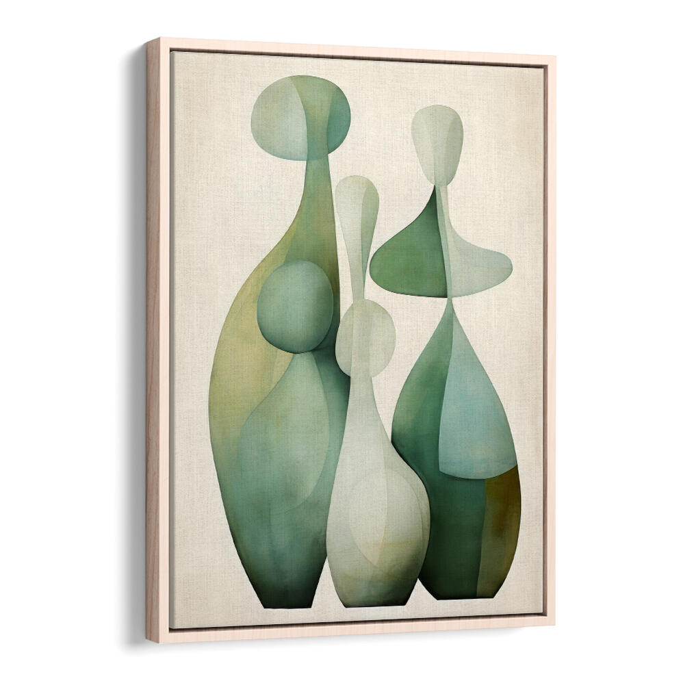 GREEN BEIGE GEO V , ORGANIC FORMS