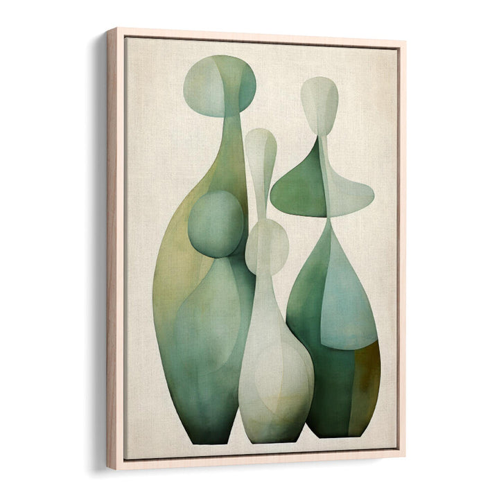 GREEN BEIGE GEO V , ORGANIC FORMS