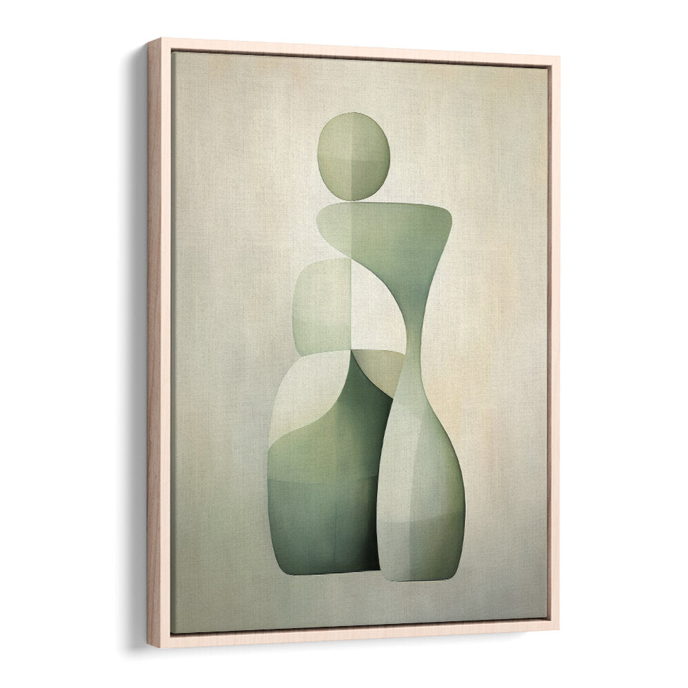 GREEN BEIGE GEO VI , ORGANIC FORMS
