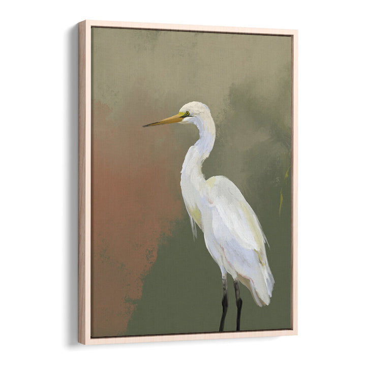 HANDPAINTED HERON OIL PAINTING