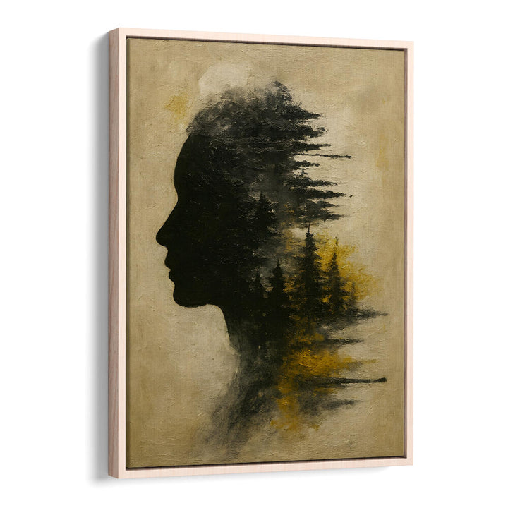 HEAD IN SMOKE , EXPRESSIONISM PAINTINGS