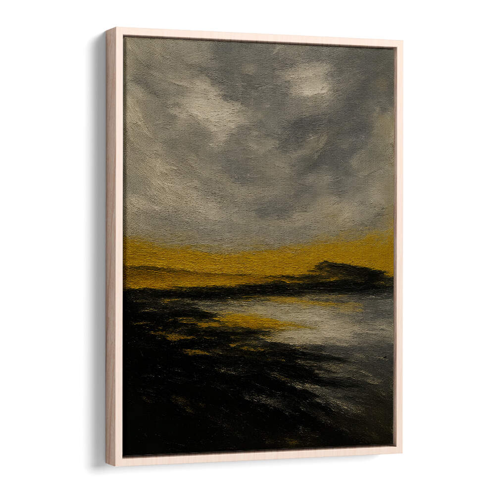 HORIZON OF STILL GOLD , EXPRESSIONISM PAINTINGS