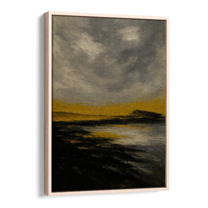 HORIZON OF STILL GOLD , EXPRESSIONISM PAINTINGS