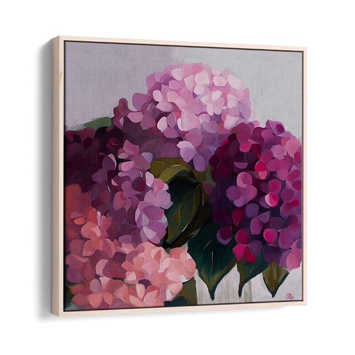 HYDRANGEAS - PINK , FLORAL FLOWER PAINTINGS