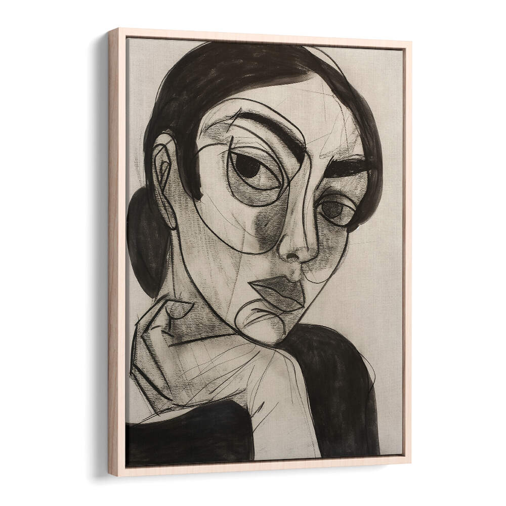 INTELECTUAL WOMAN , PORTRAITS & FIGURATIVE ILLUSTRATIONS
