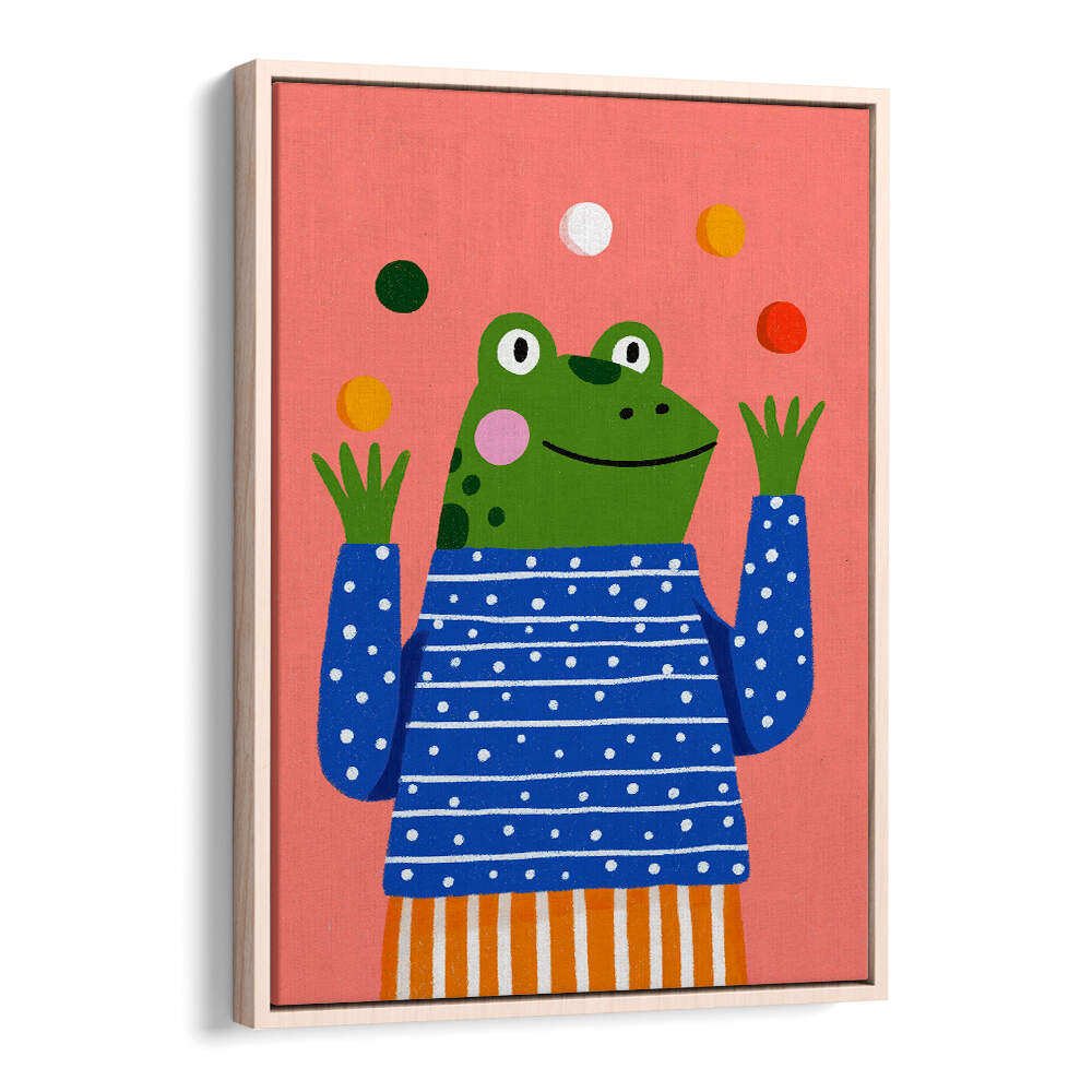 JUGGLING FROG ,KIDS ROOM PAINTINGS
