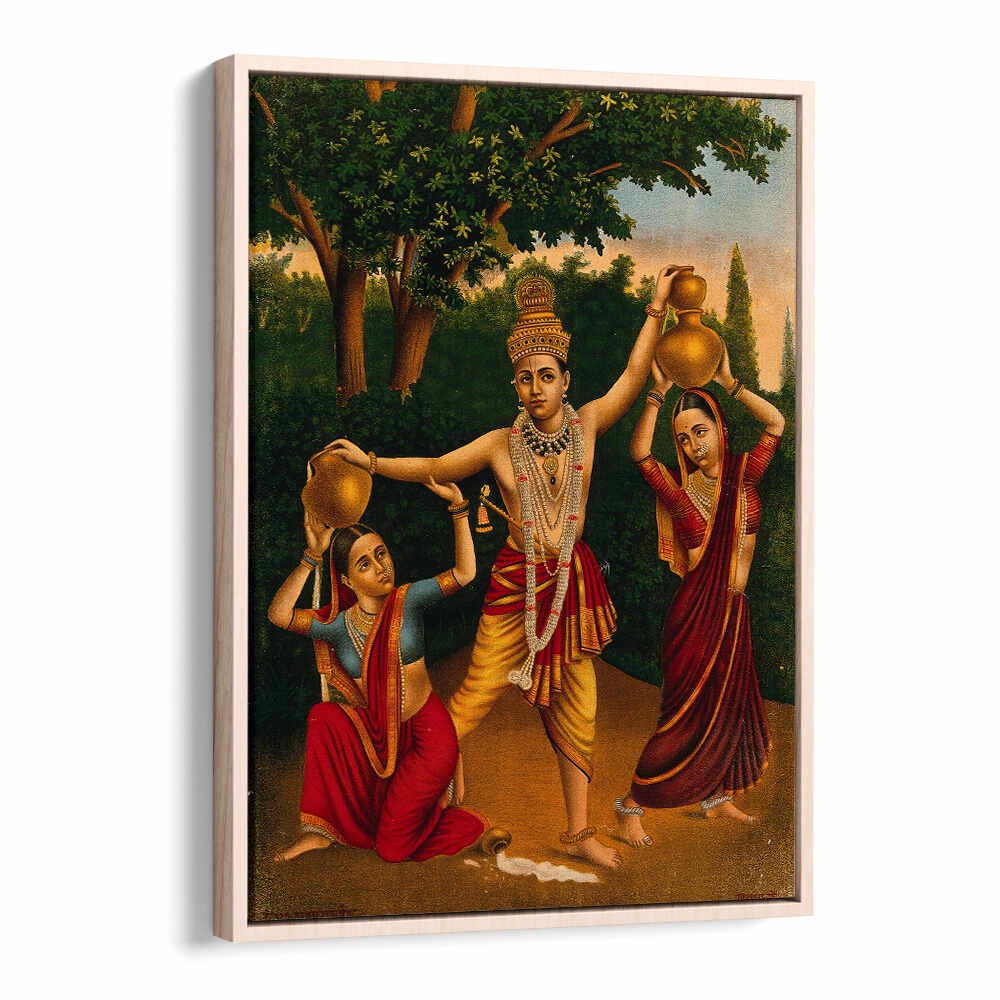 KRISHNA SPILLING THE MILK