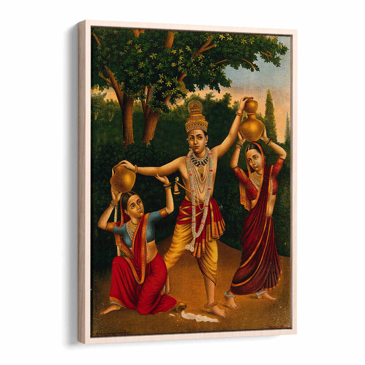 KRISHNA SPILLING THE MILK