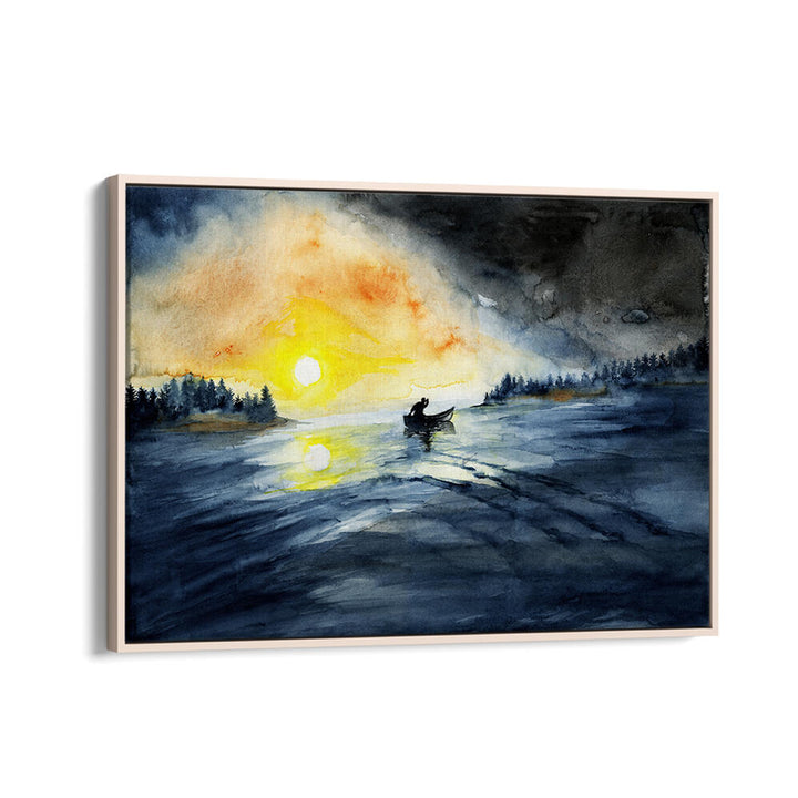 LAKE WASWANAPI , LANDSCAPE PAINTINGS