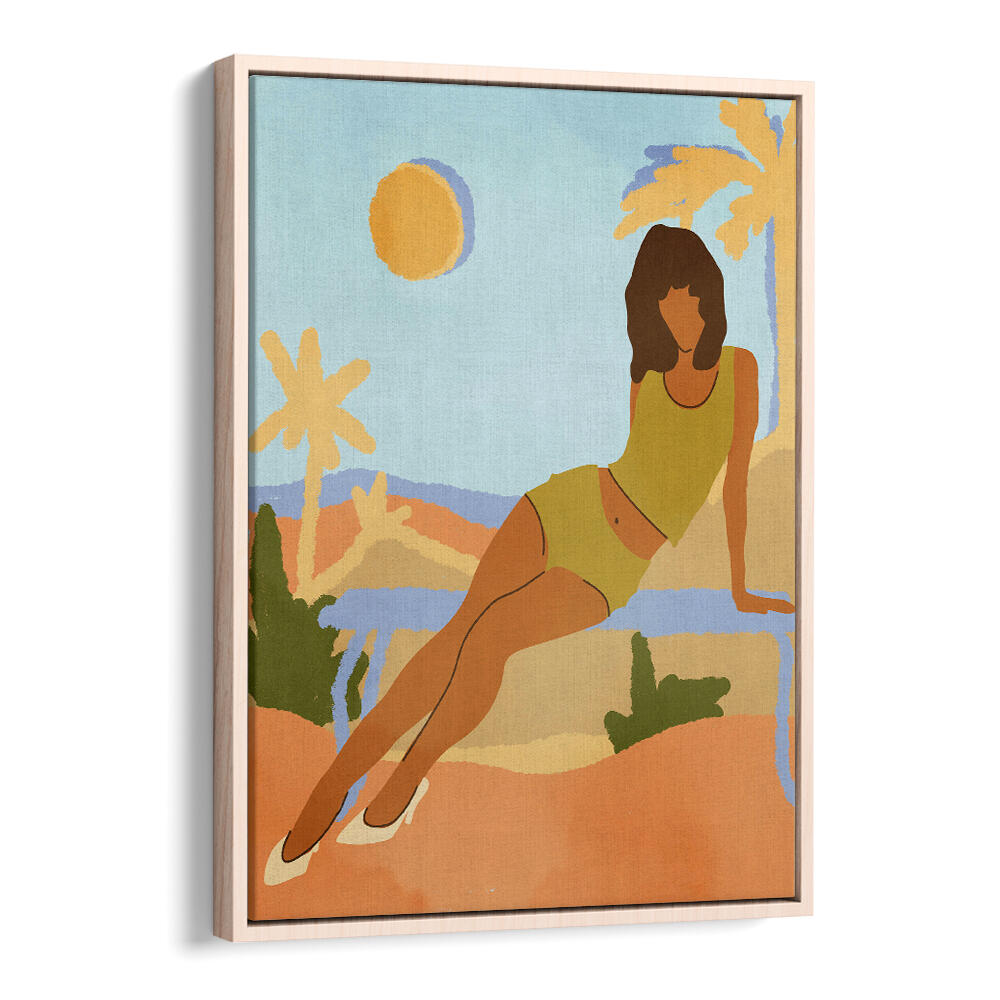 LEANING INTO THE BREEZE , PORTRAITS & FIGURATIVE ILLUSTRATIONS