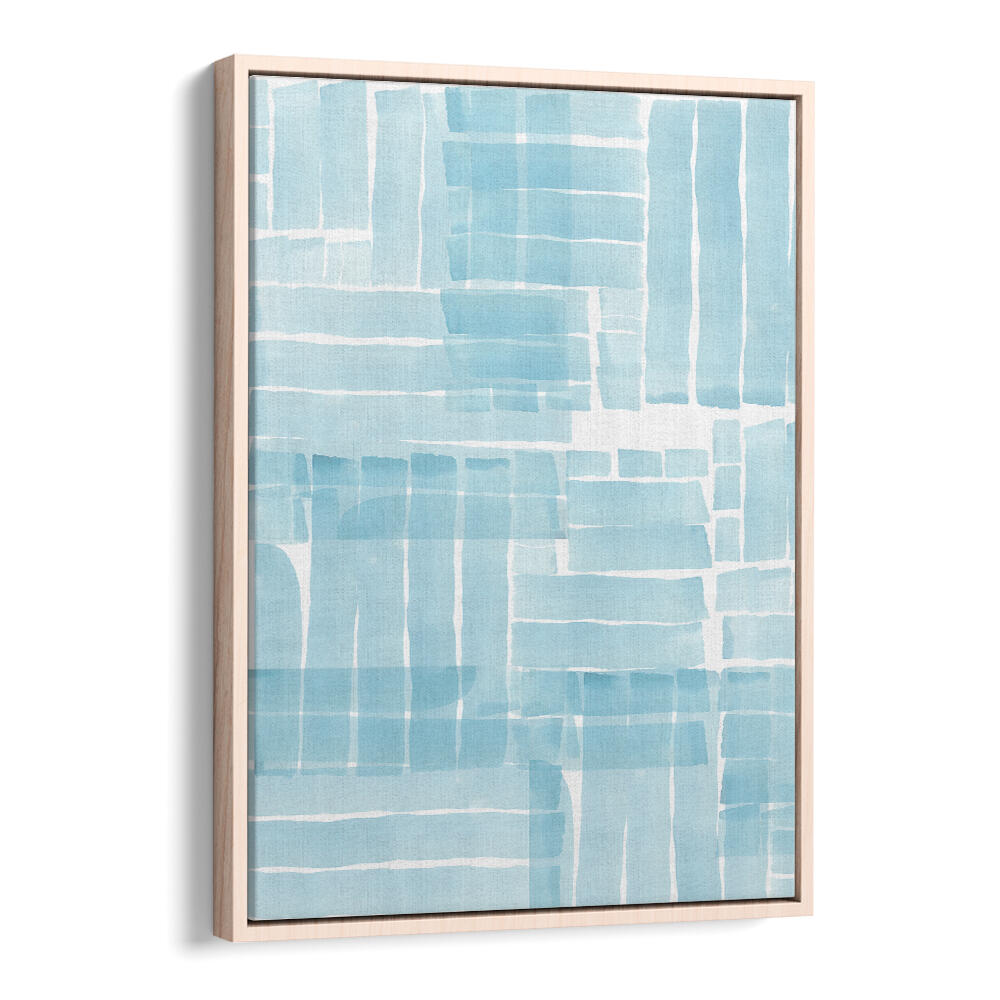 Stunning BLUE WATERCOLOUR WASH III, ABSTRACT PAINTINGS featuring flowing hues, perfect for vibrant home decor.