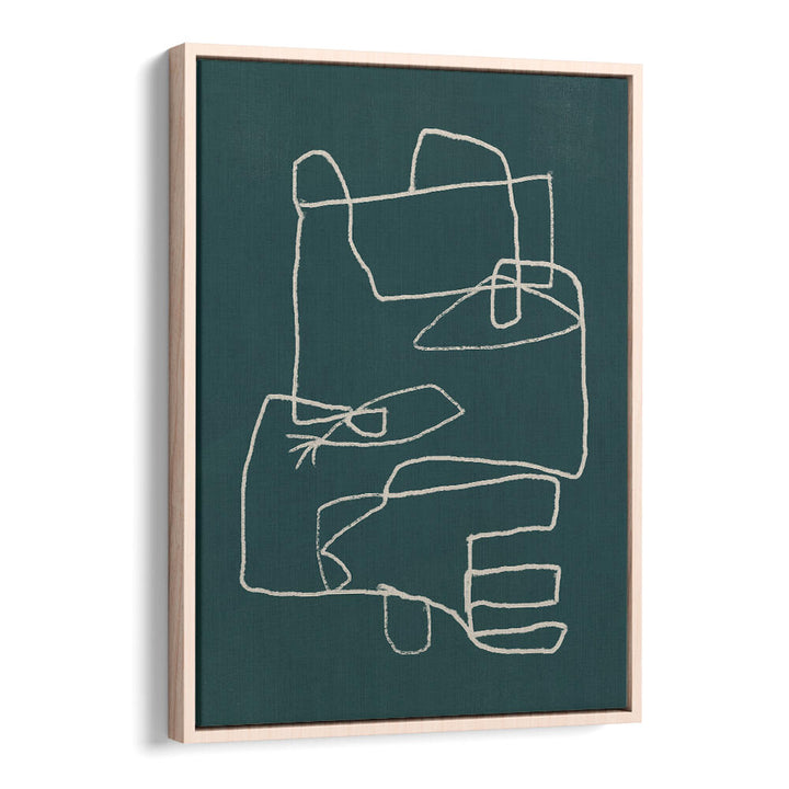 LINE ART ABSTRACT PORTRAIT IV , LINE ART PAINTINGS