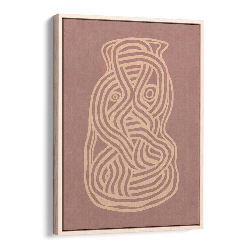 LINE ART ORGANIC SHAPE IN NUDE  ,LINE ART PAINTINGS