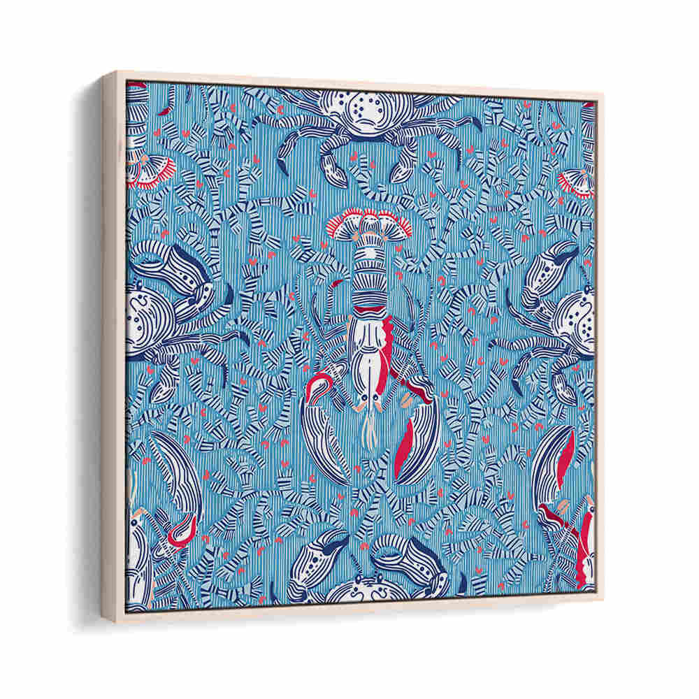 Colorful LOBSTER AND CRAB NOSTALGIA, BEACH PAINTINGS showcasing coastal beauty and vibrant marine life. Perfect for your home.