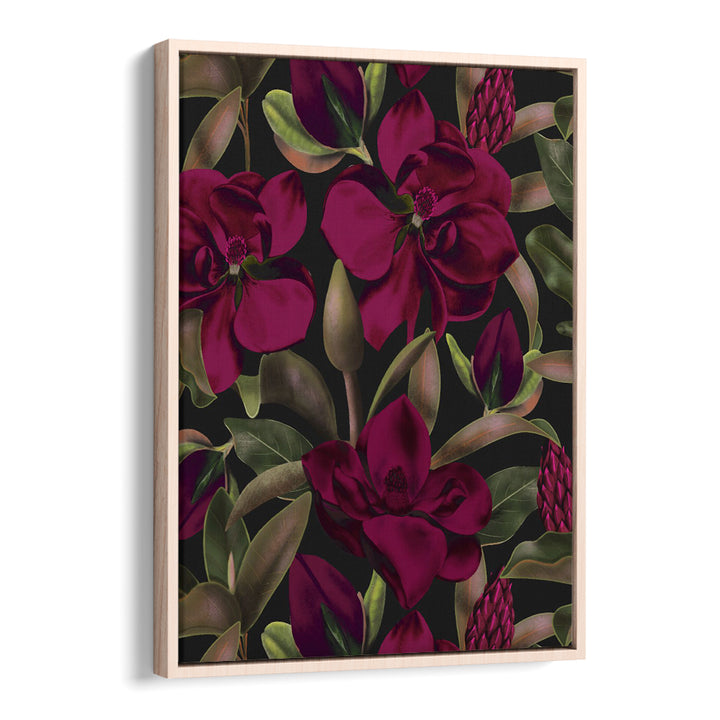 LUSH BURGUNDY MAGNOLIAS