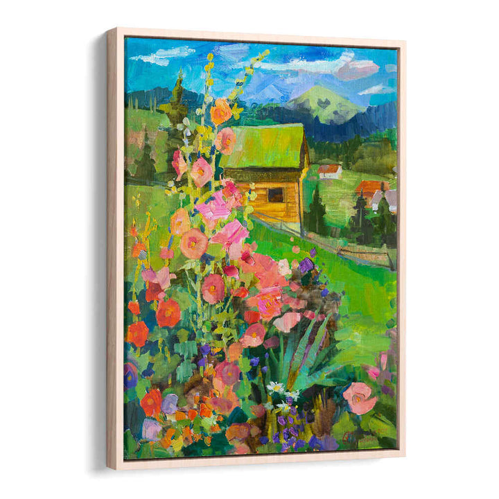 MALLOWS IN BUKOVELE , LANDSCAPE PAINTINGS