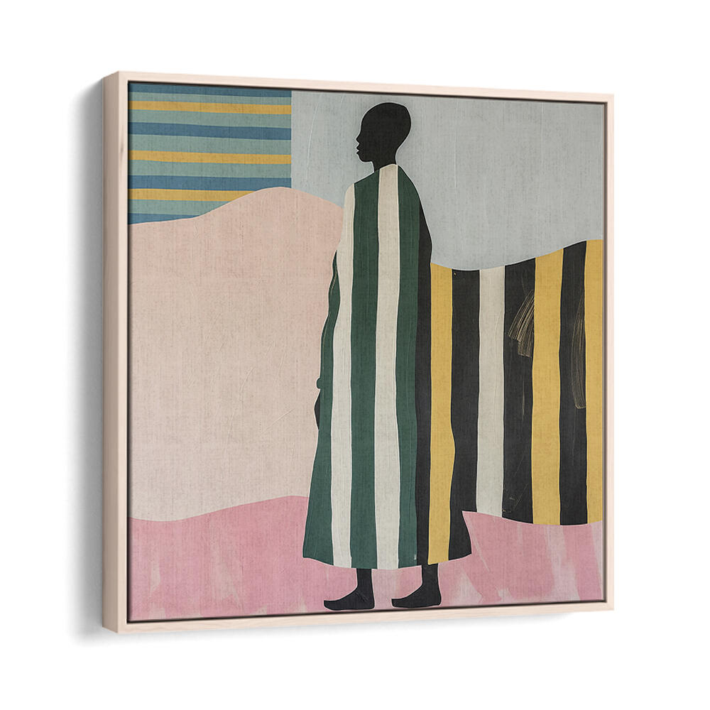 MAN IN STRIPES , PORTRAITS & FIGURATIVE ILLUSTRATIONS