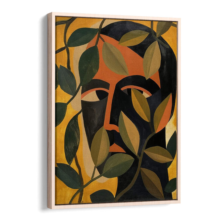 MAN IN THE LEAVES, PORTRAITS & FIGURATIVE ILLUSTRATIONS
