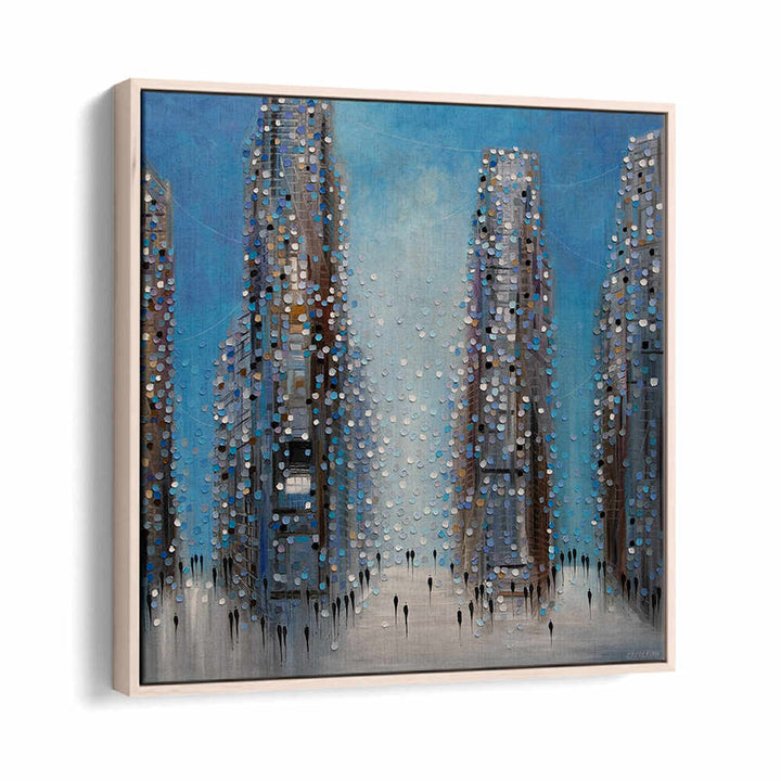 MIDTOWN LIFE , MODERN IMPRESSIONISM PAINTINGS
