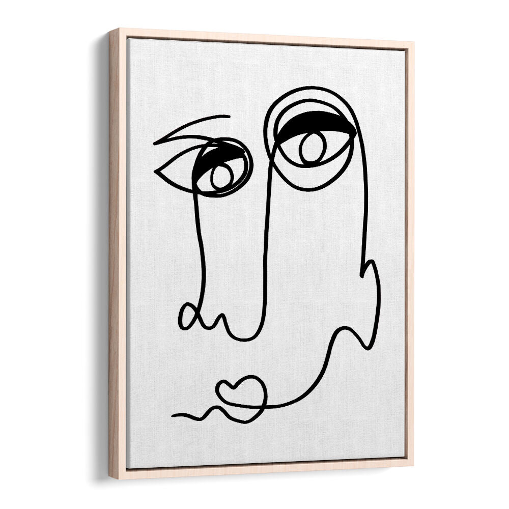 MINIMAL ABSTRACT FACE ART