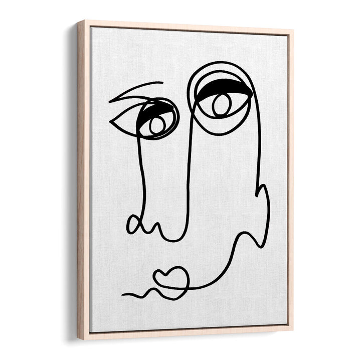 MINIMAL ABSTRACT FACE ART