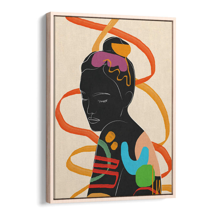 MODERN ABSTRACT WOMAN II , POP ART PAINTINGS