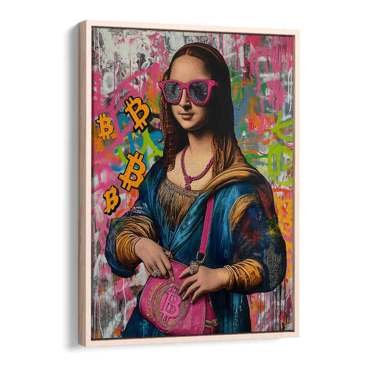 MONALISA BITCOIN , POP ART PAINTINGS