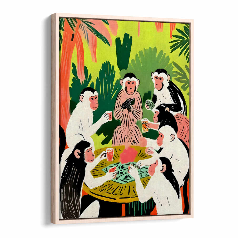 MONKEY POKERR , ANIMAL PAINTINGS