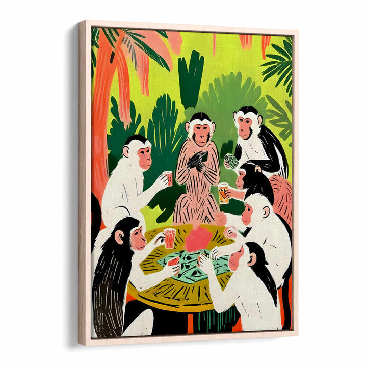 MONKEY POKERR , ANIMAL PAINTINGS