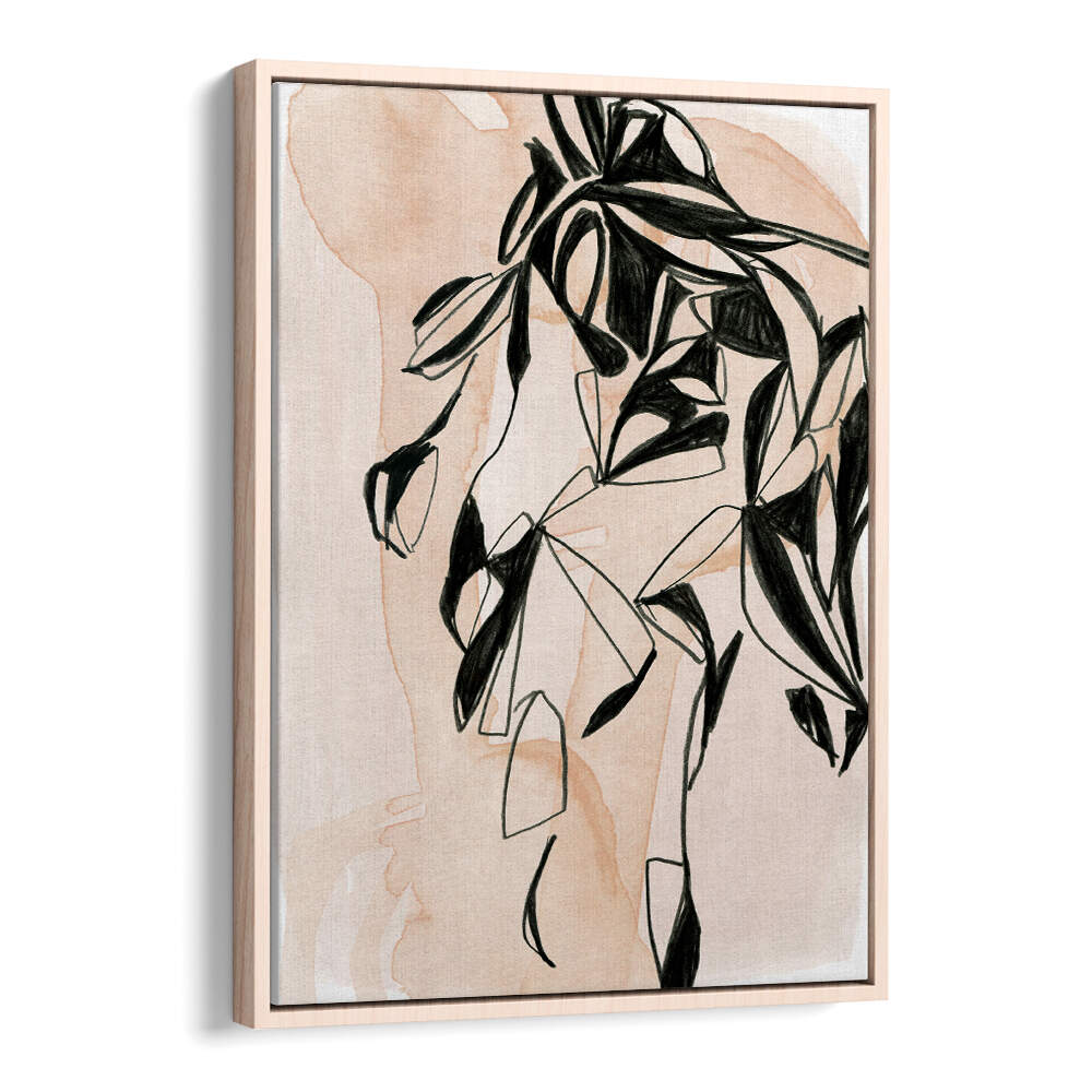 MONOCHROME LEAVES , ORGANIC FORMS